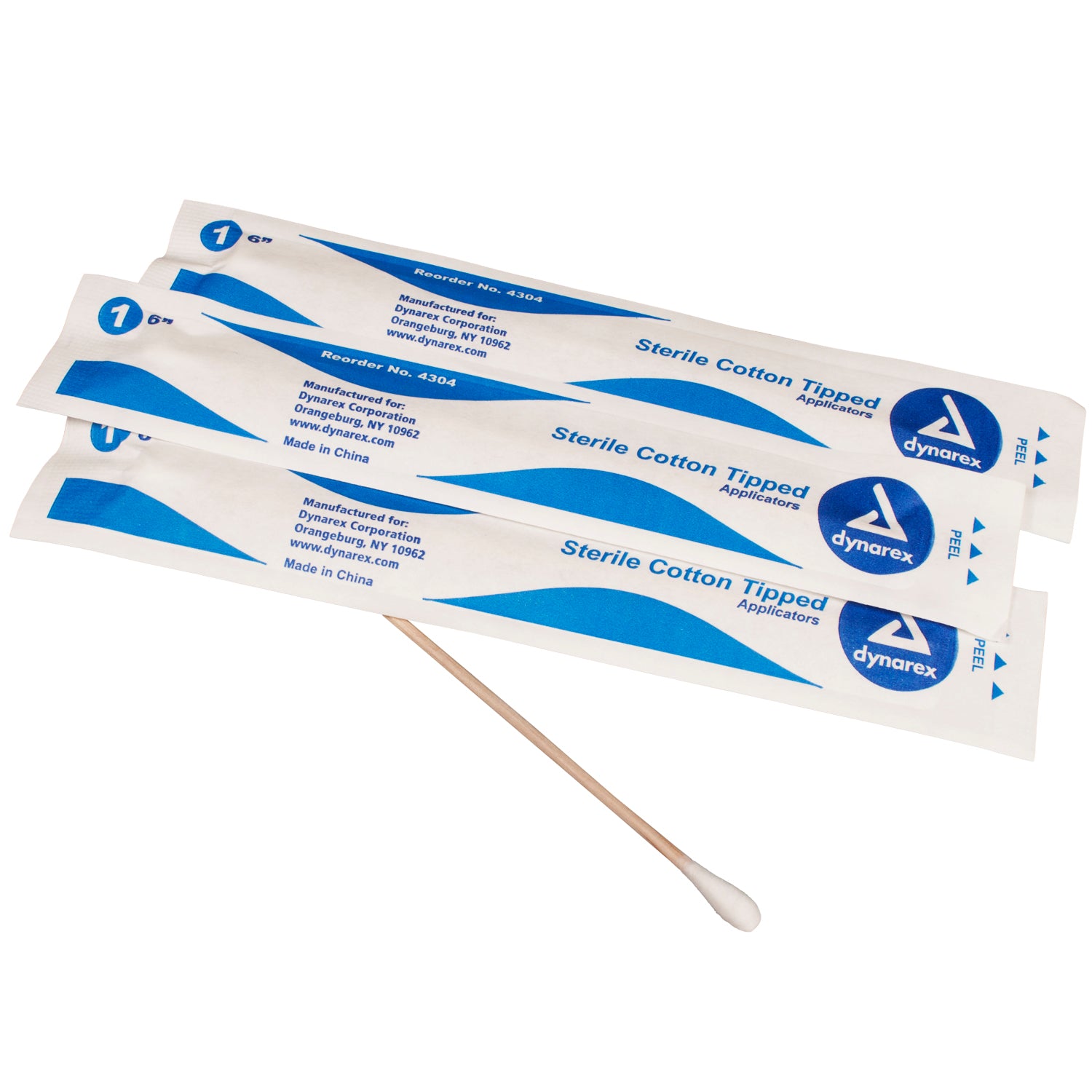 Cotton Tipped Wood Applicators Sterile - 6" - 10/100/1's/cs