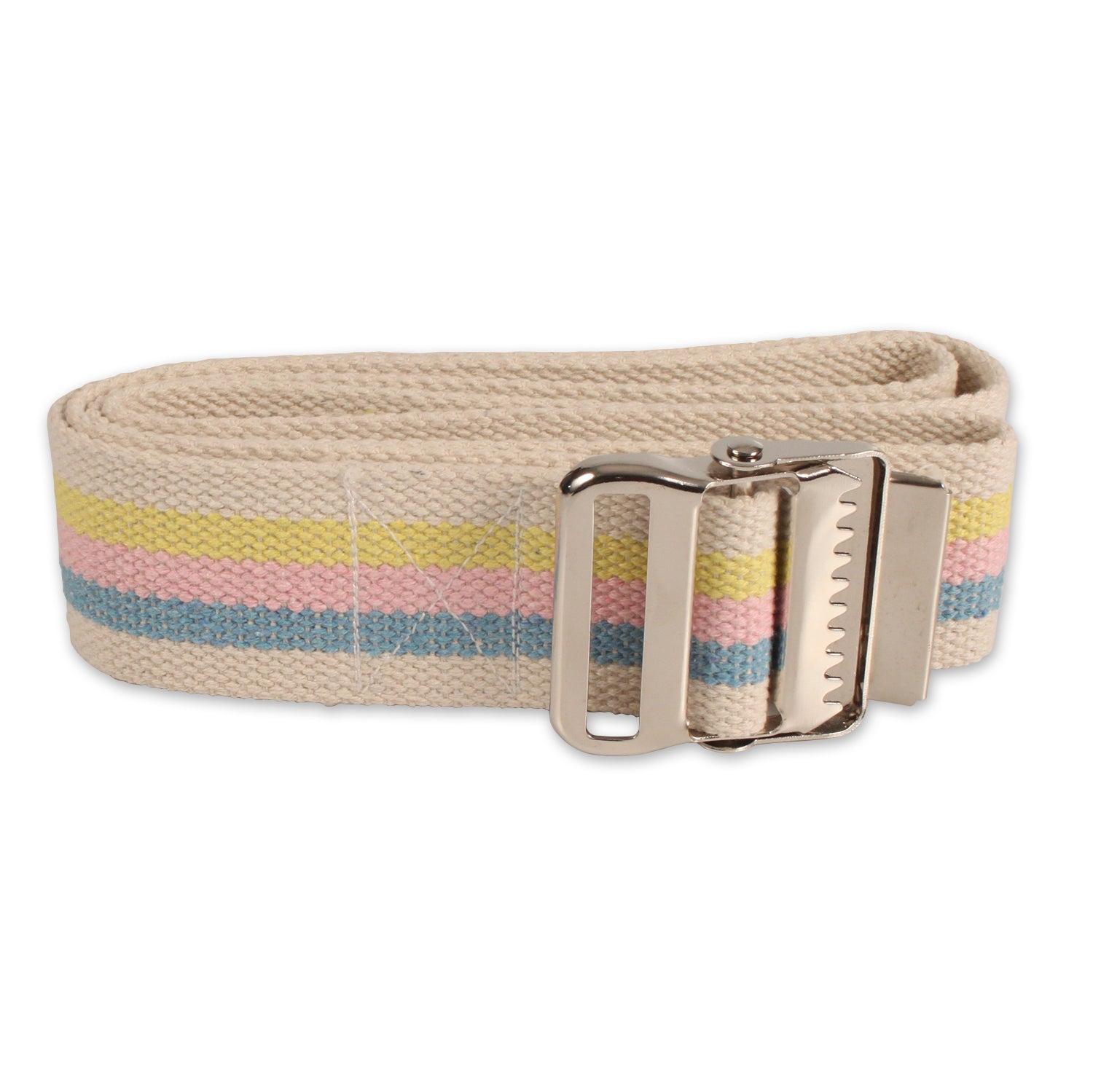 Gait Belt - metal buckle - 60" x 2" multi color - 1/bag - 36 bg/cs