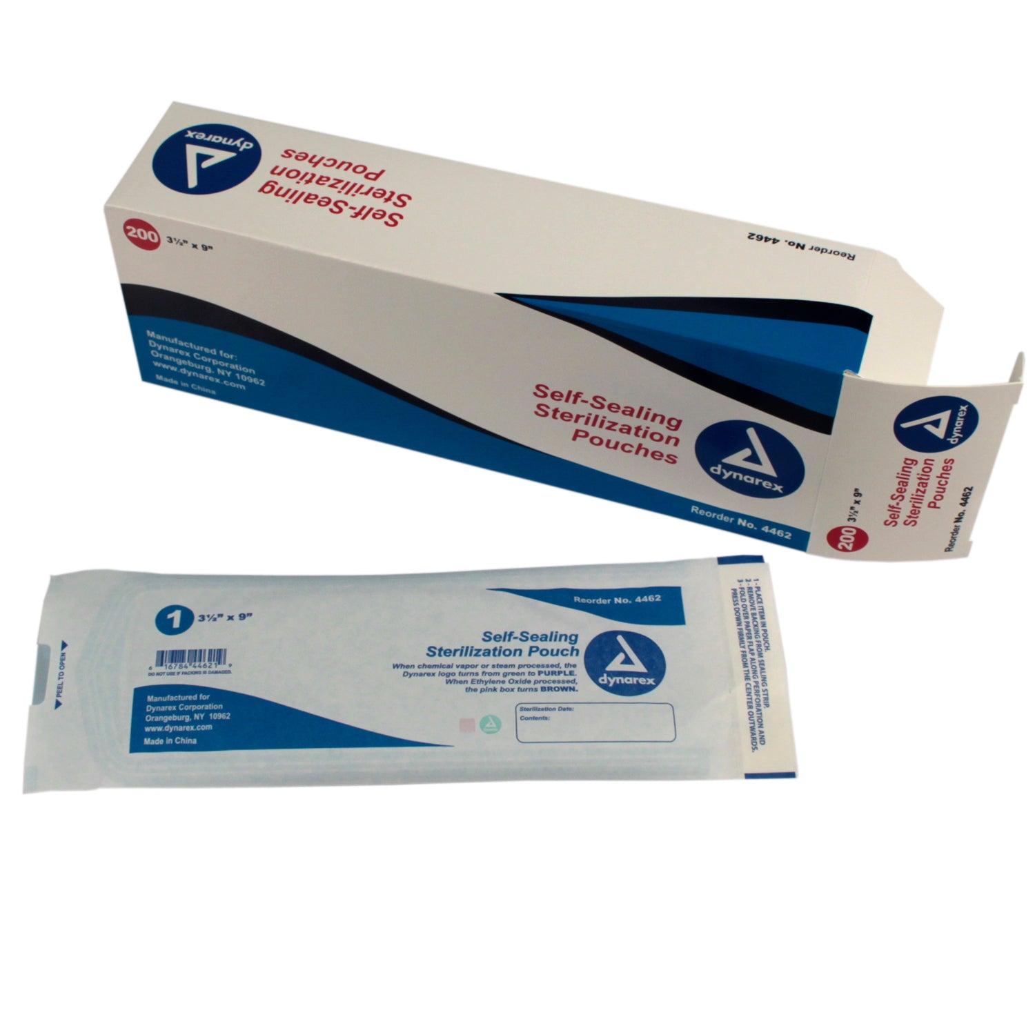 Sterilization Pouches - 3.5" x 9" - 20/200/cs