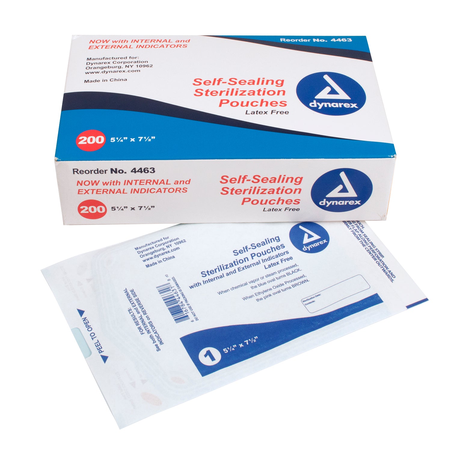 Sterilization Pouches - 5.25" x 7.5" - 12/200/cs