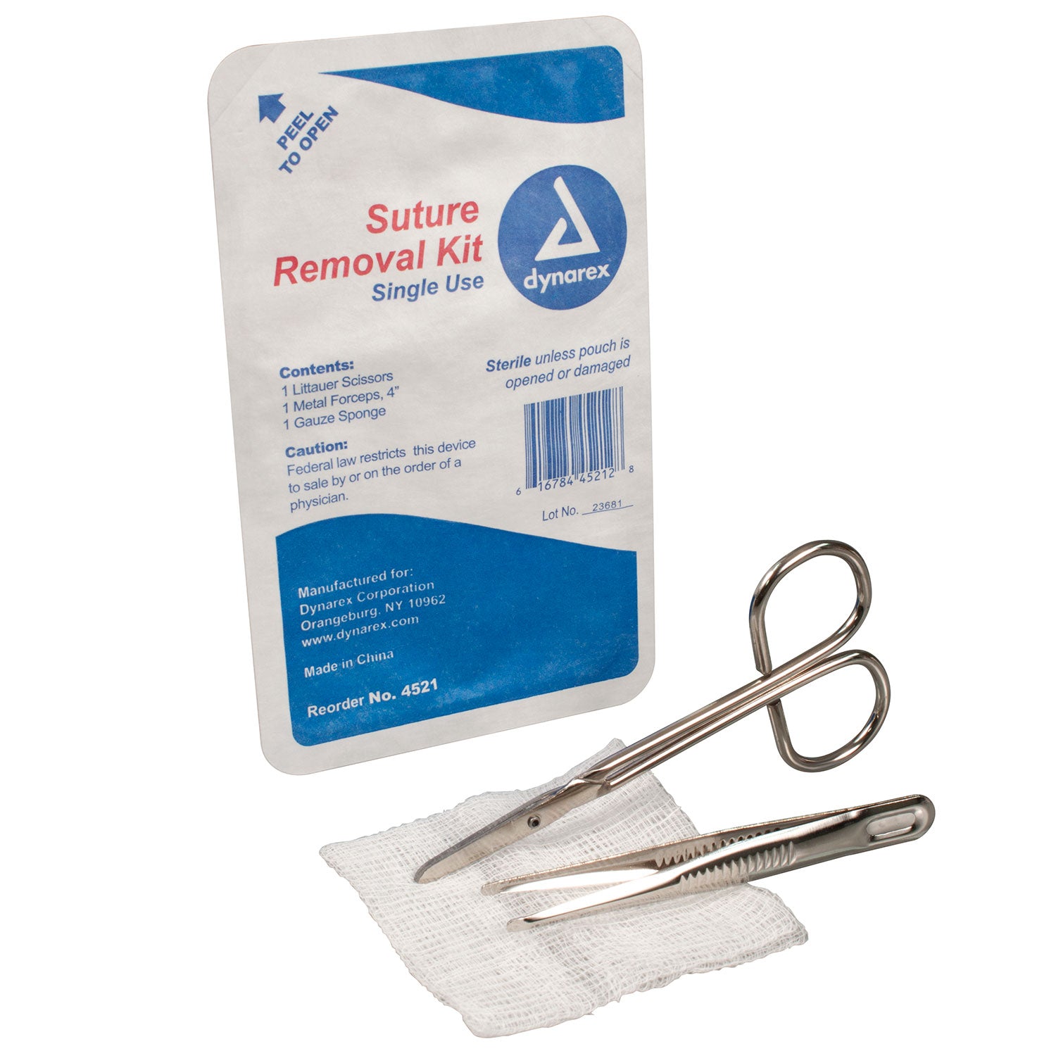 Suture Removal Kit - Sterile - 50/cs