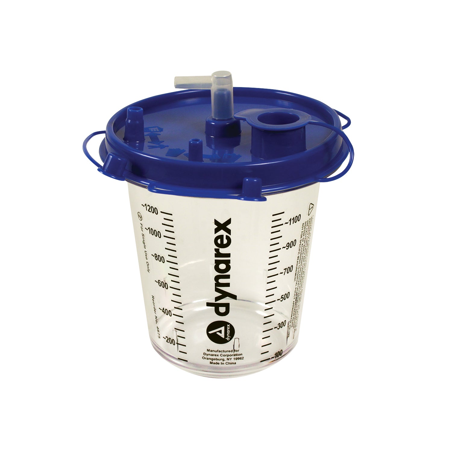 DynaVac EMS Suction Canister - 1200cc - 40/cs