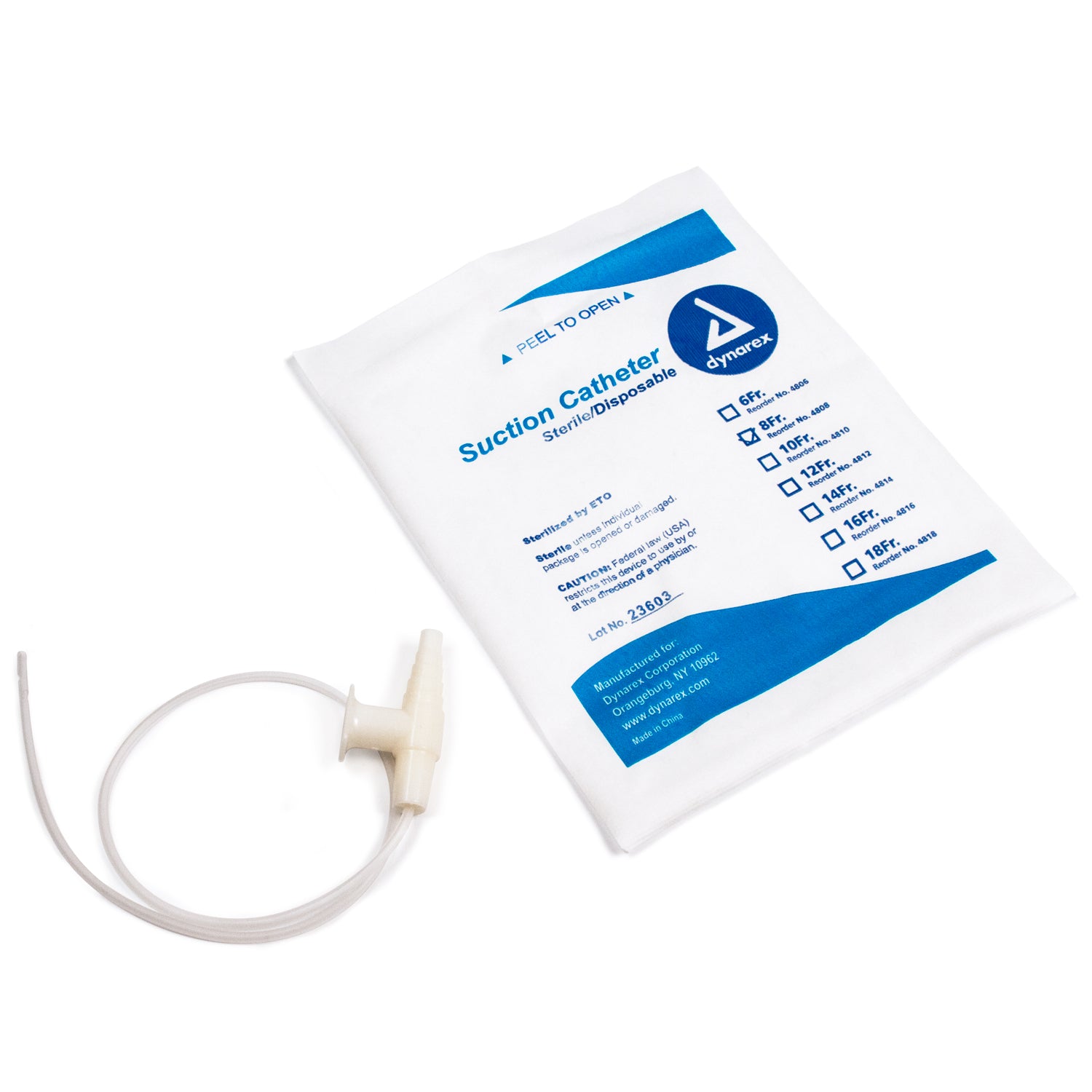 Suction Catheters Sterile Pediatric - 8 FR - 50/cs