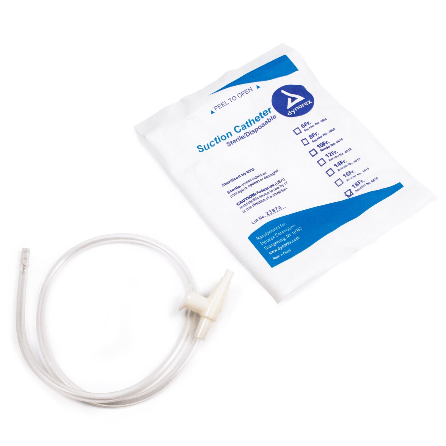 Suction Catheters Sterile - 18 FR - 50/cs