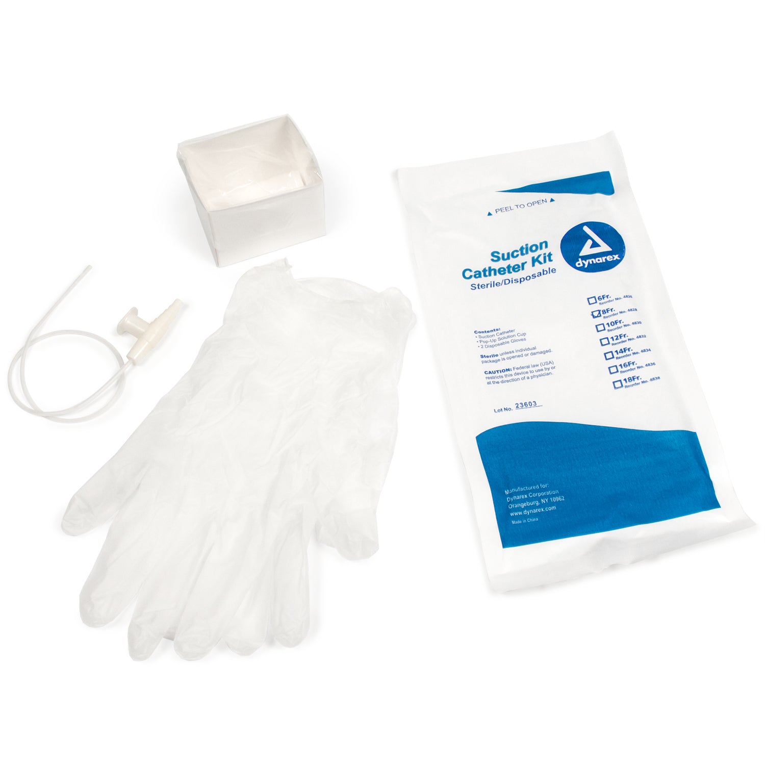 Suction Catheter Kits Sterile Pediatric - 8 FR - 50/cs