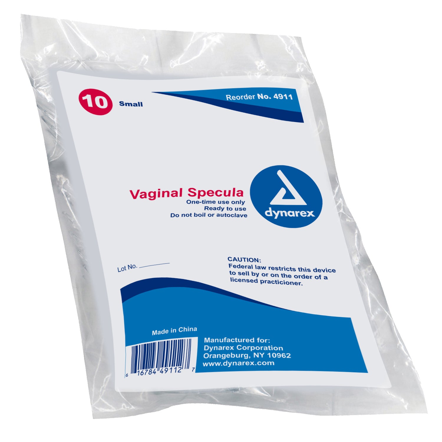 Vaginal Speculum Disposable - Small - 10/10/cs