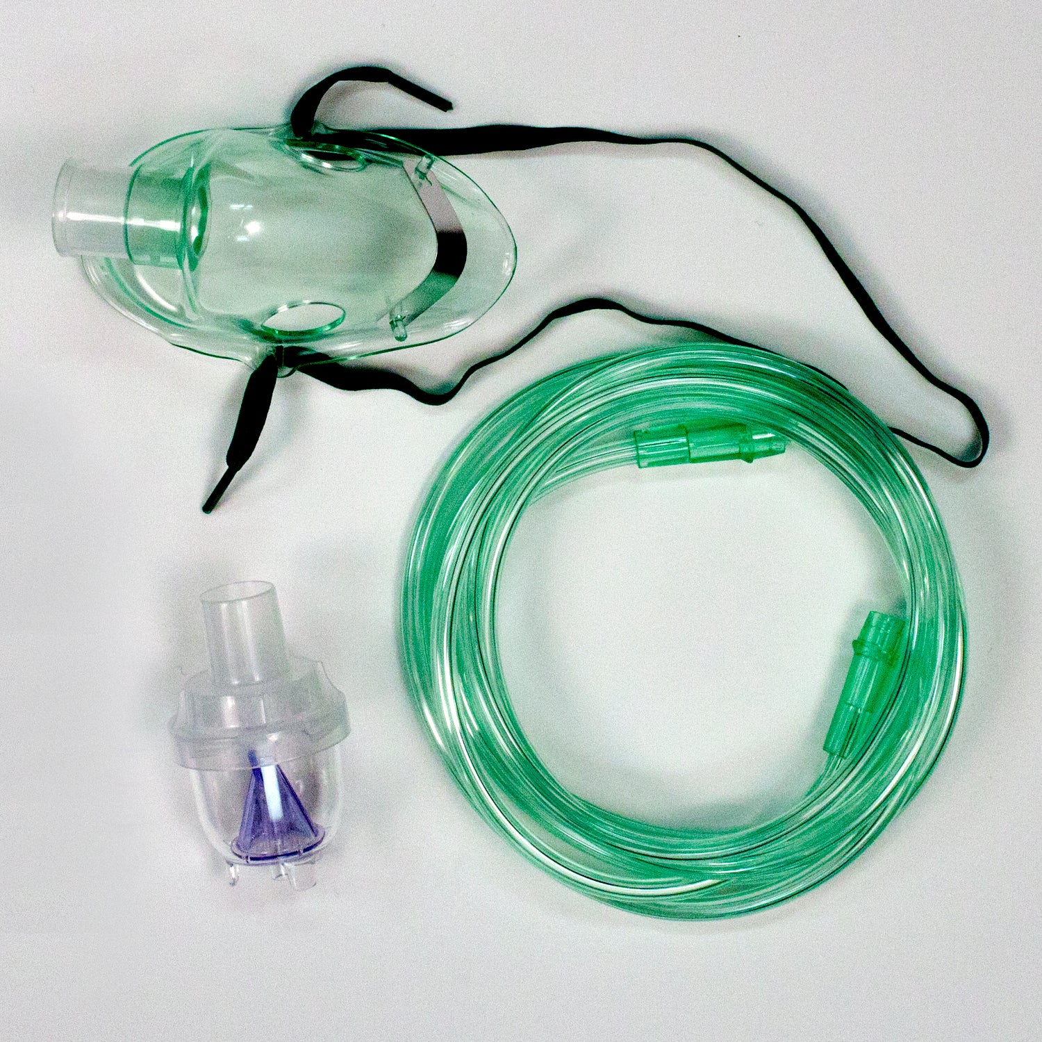 Nebulizer,7ft,Oxy Tubing - Pediatric Aerosol Mask - Elongated - 50/cs