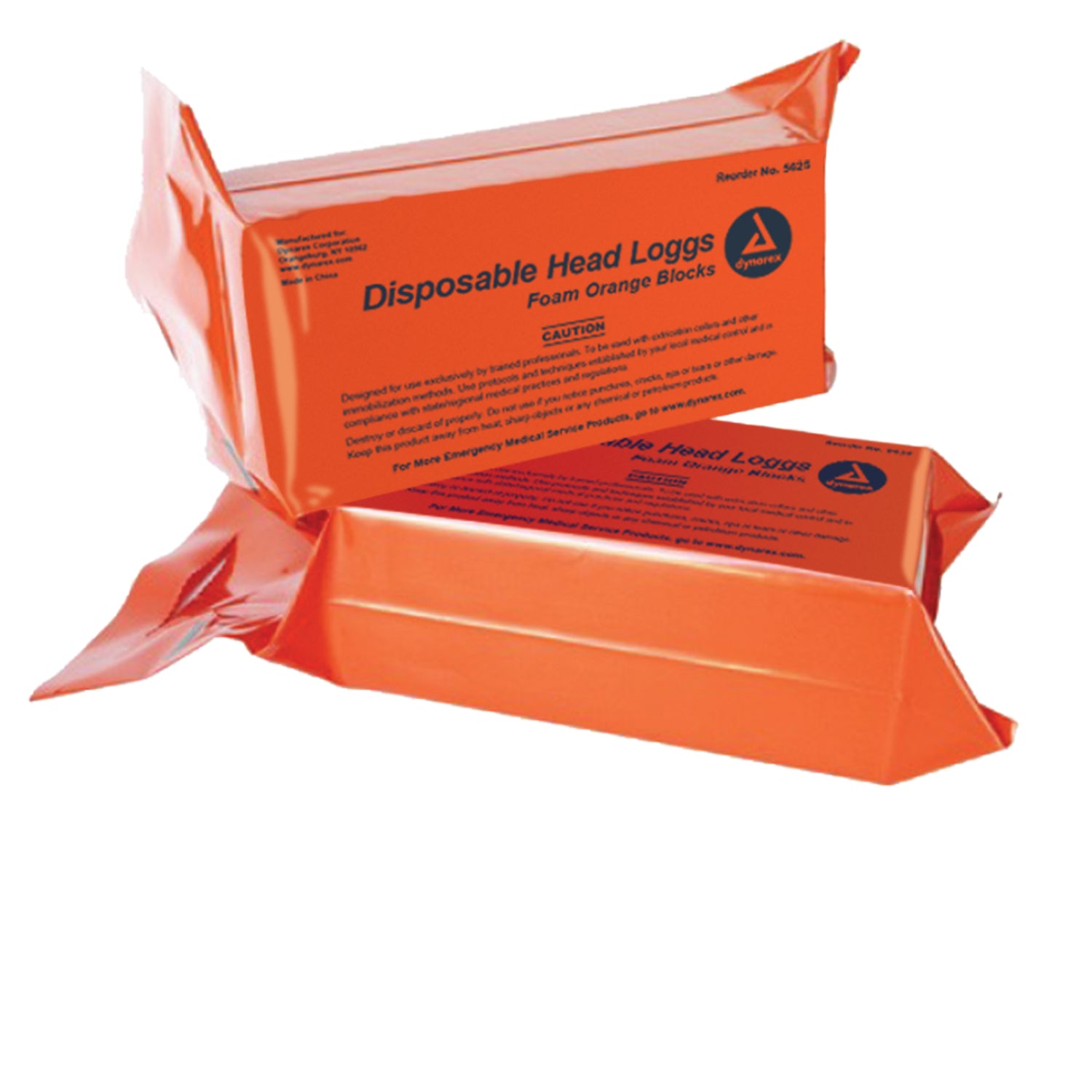 Disposable Head Loggs - Orange - 16 Pairs - 16/cs