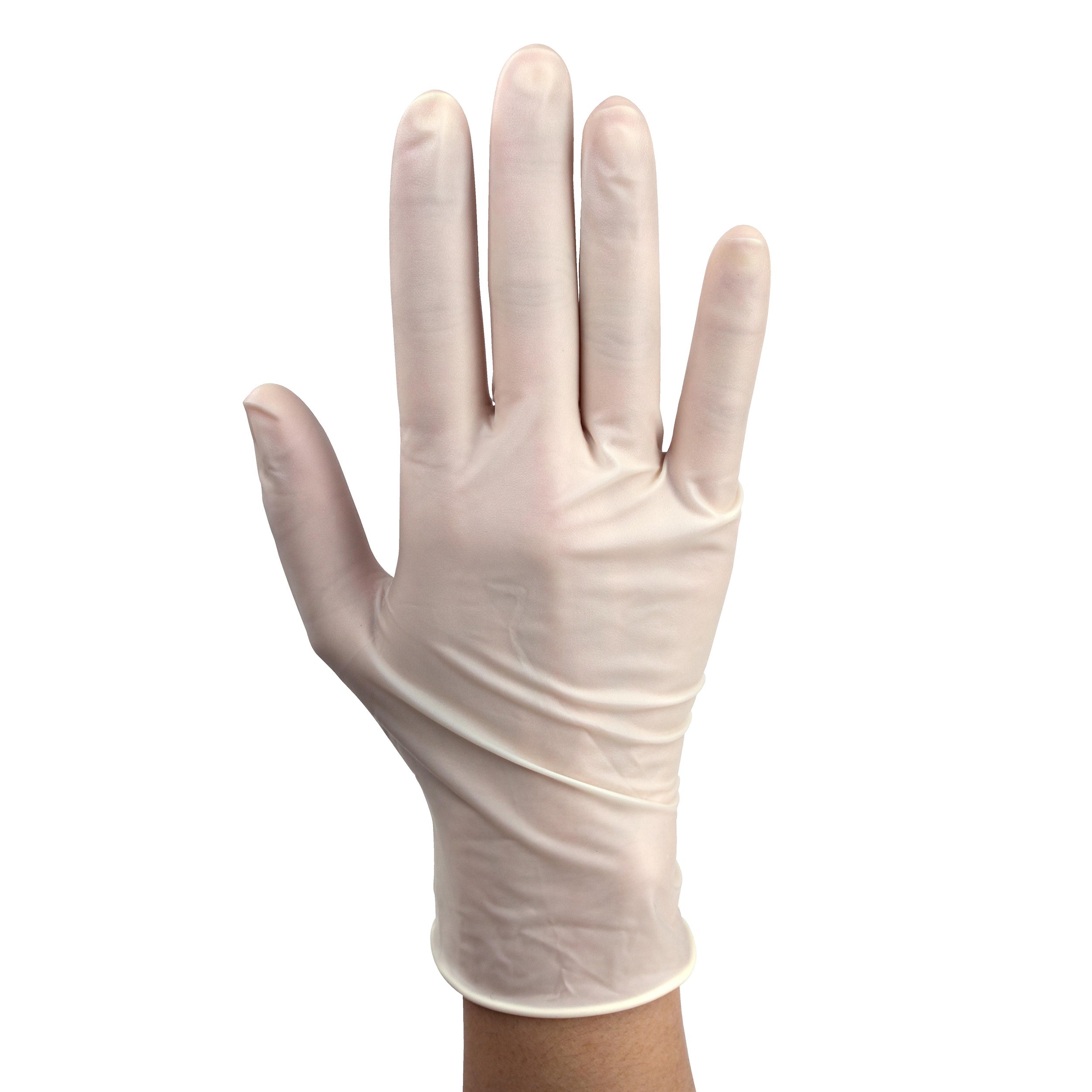 Powder Free Plus Latex Exam Gloves - PolyLined - Small - 10/100/cs