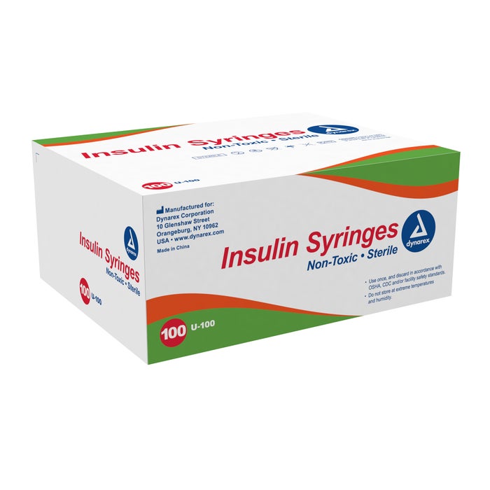 Insulin Syringe N/S - .5cc - 29G - 1/2" Needle - 5/10/10/cs