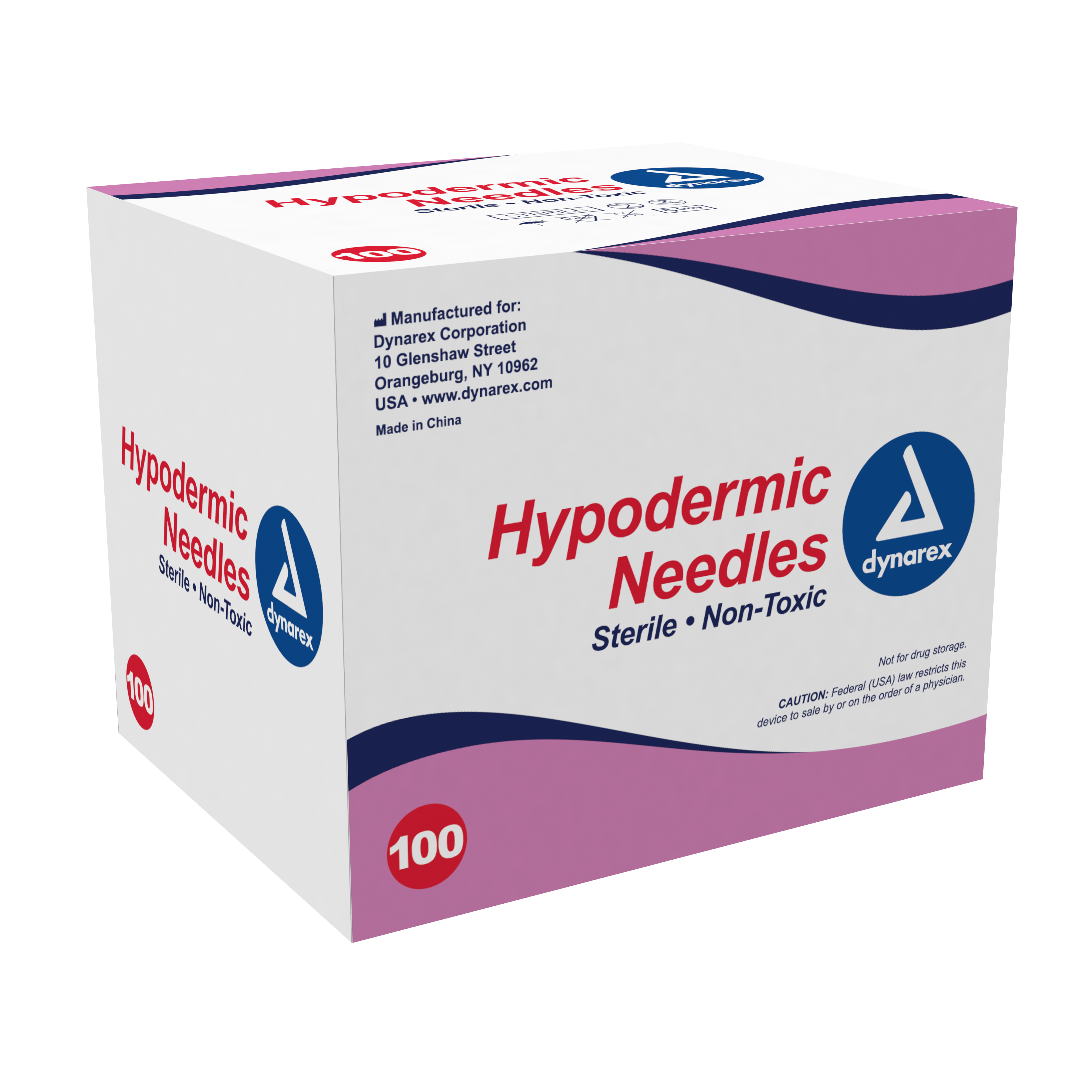 Hypodermic Needle - Non-Safety - 20G - 3/4" Needles - 10/100/cs