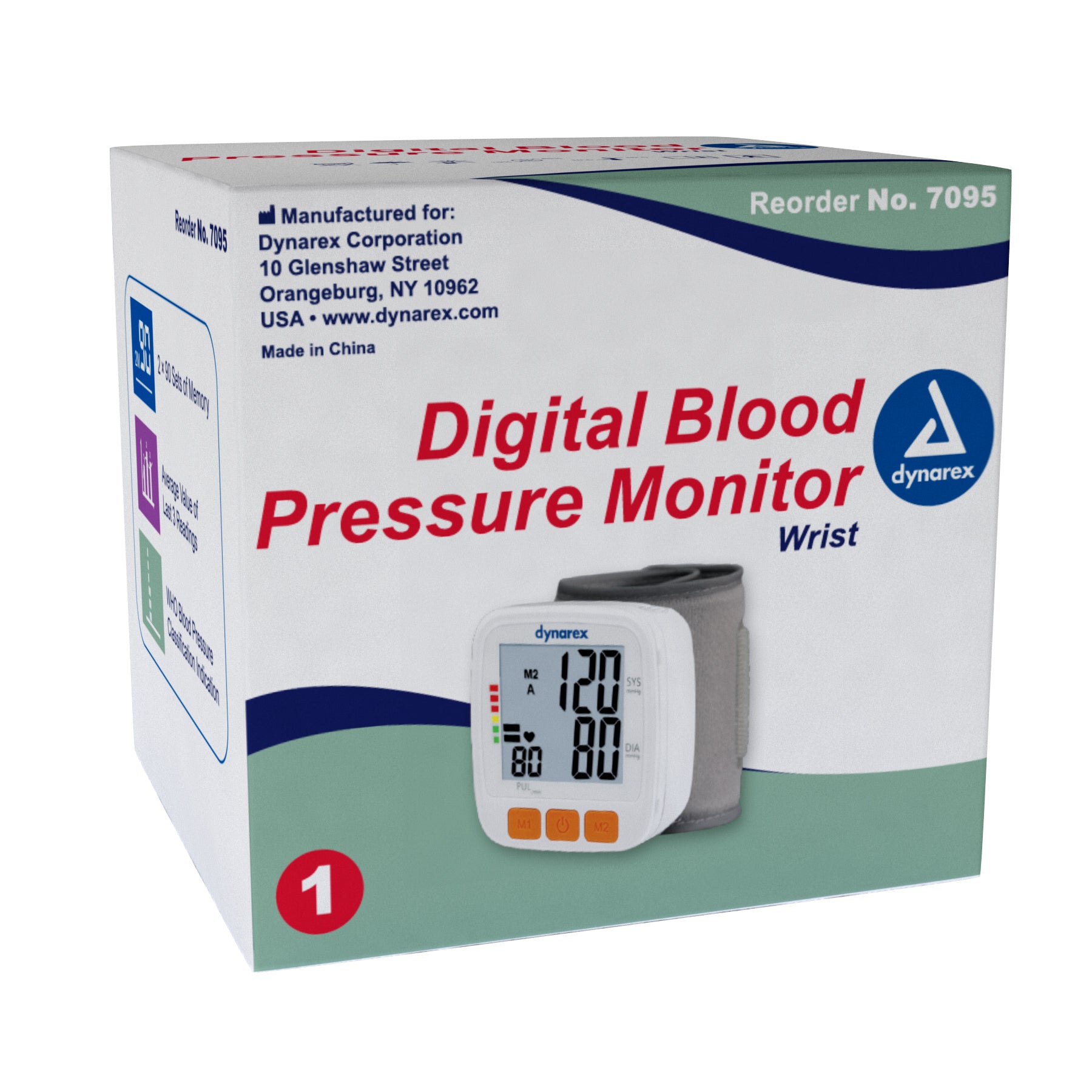 Digital Blood Pressure Monitor - Wrist - 5/cs