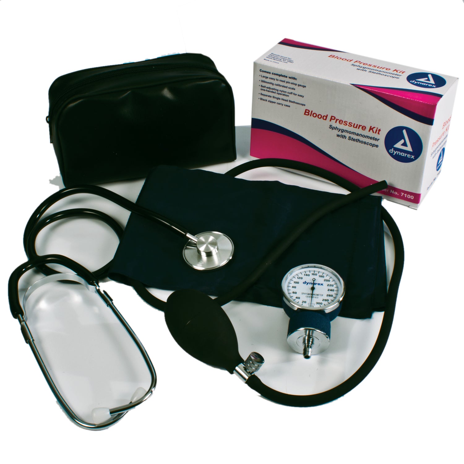 Blood Pressure Kit - Single Head Stethoscope - 10/cs