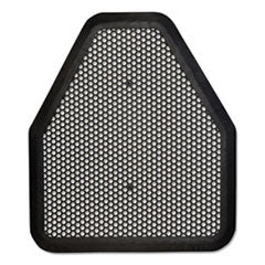 Urinal Mat, 20.75 x 18.5, Black, 6/Carton