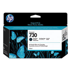 HP 730, (P2V65A) Matte Black Original Ink Cartridge