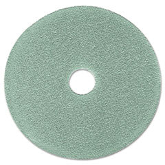 Ultra High-Speed Floor Burnishing Pads 3100, 19" Diameter, Aqua, 5/Carton