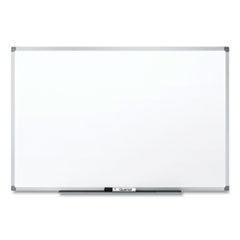 Porcelain Dry Erase Boards, Widescreen, 72 x 48, White Surface, Aluminum Frame