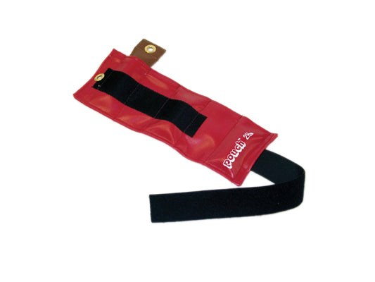 the Adjustable Pouch® Variable Weights - Pouch® Variable Wrist and Ankle Weight - 2.5 lb - 5 x 0.5 lb inserts - Red