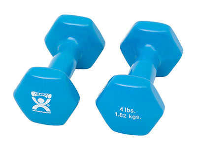 CanDo® Dumbbells - 2 lb - Violet - pair