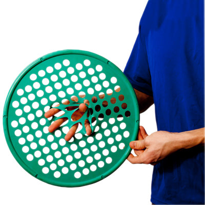 CanDo® Web Hand Exercisers - Low Powder - 14" Diameter - Red - Light