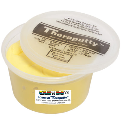 Theraputty® Scented Exercise Putty - 2 oz - Banana - Yellow - X-Soft