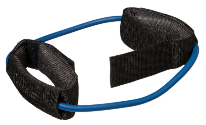 CanDo® Tubing with Cuff Exercisers - 35" - Blue - heavy