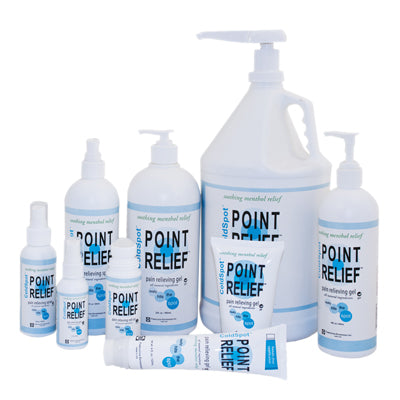 Point Relief® ColdSpot™ Topical Analgesic - Gel Pump Bottle - 16 oz - 24 each