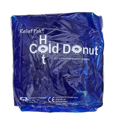 Relief Pak® Cold n' Hot® Donut® Compression Sleeve - finger (for up to 1" circumference)