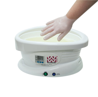 WaxWel® Paraffin Baths - Standard Unit Includes: 100 Liners - 1 Mitt - 1 Bootie and 6 lb Unscented Paraffin