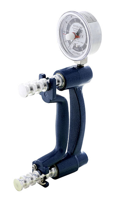 Baseline® Hydraulic Hand Dynamometers - 300 lb. Analog Output Signal - no Gauge - blue - 2 year warranty