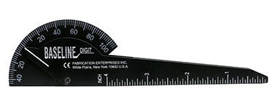 Baseline® Finger Goniometers - Metal - Deluxe - 6 inch