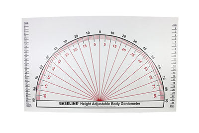 Baseline® Wall Goniometer - Baseline® Adjustable Wall Goniometer