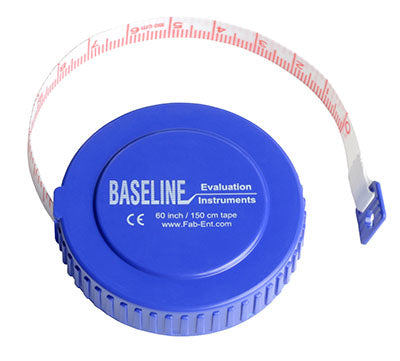 Baseline® Measurement Tapes - 60 inch - retractable tape with Gulick Attachment - 25-pack