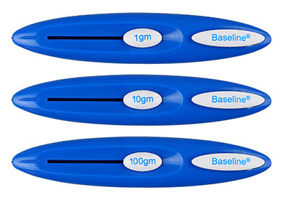 Baseline® Retracting Monofilaments - 3-piece Set (1 - 10 and 100 gram)