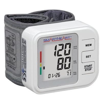 Wristwatch blood pressure and pulse monitor