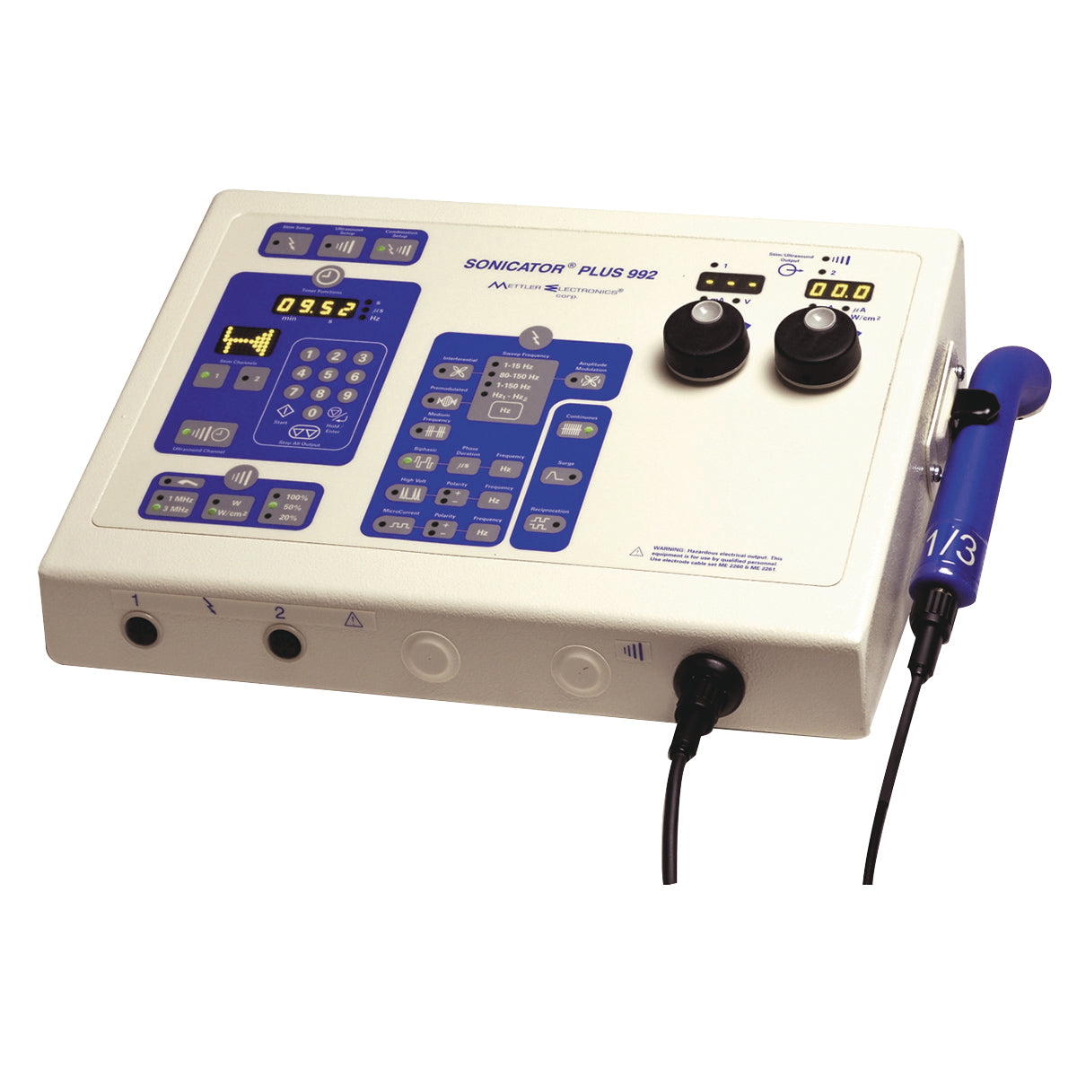 Mettler® Sonicator Ultrasound - Sound Head - 1 cm / 3MHz head only (for 740)