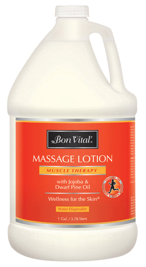 Bon Vital® Massage Lotion - Muscle Therapy Massage Lotion - 8 oz with Pump - Case of 72