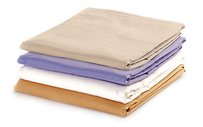 Massage Sheet Set - Includes: Fitted - Flat and Cradle Sheets - Cotton Poly - Dakota Blue