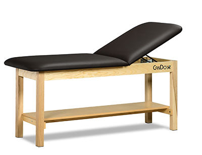 CanDo® Treatment Tables - Fixed Height - Table H-Brace w/Flat Top - 400 LB Capacity - 72"L x 27"W x 31"H