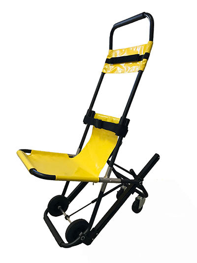 Manual Track Stair Chair-4 Wheels-Yellow