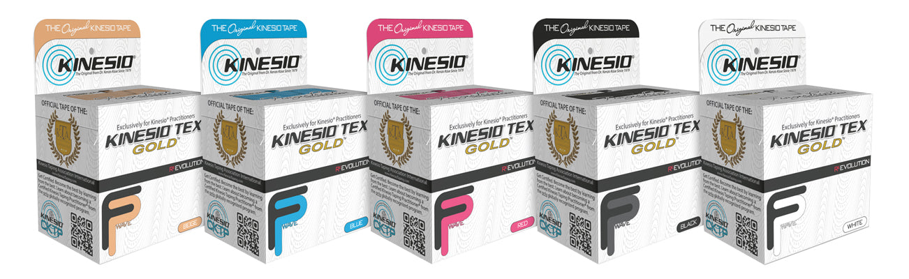 Kinesio® Tex Gold FP Kinesiology Tape - 2" x 5.5 yds - Black 1 Roll