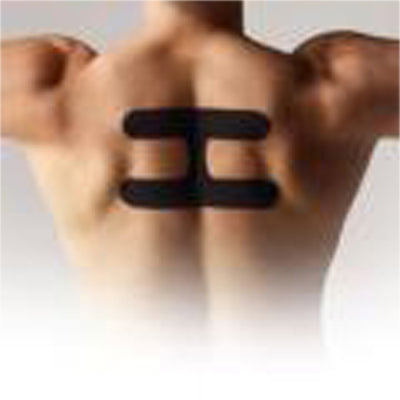 Spider Tech kinesiology tape - lower back - black