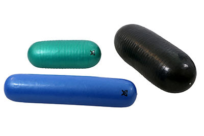 CanDo® Inflatable Rollers - Green - 7" x 17" - Round