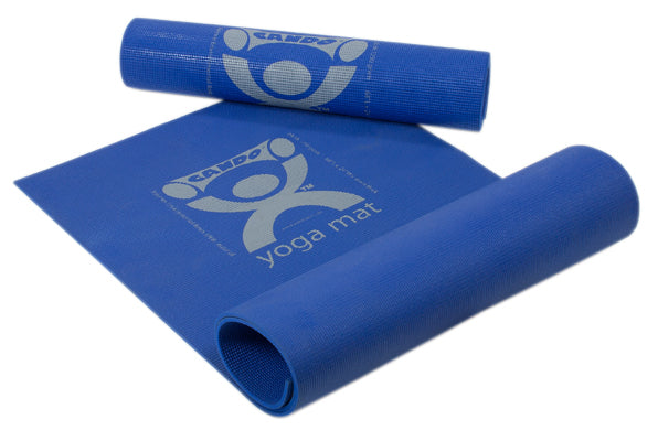 CanDo® Yoga Mats - yoga mat - Blue - 68" x 24" x 0.25"