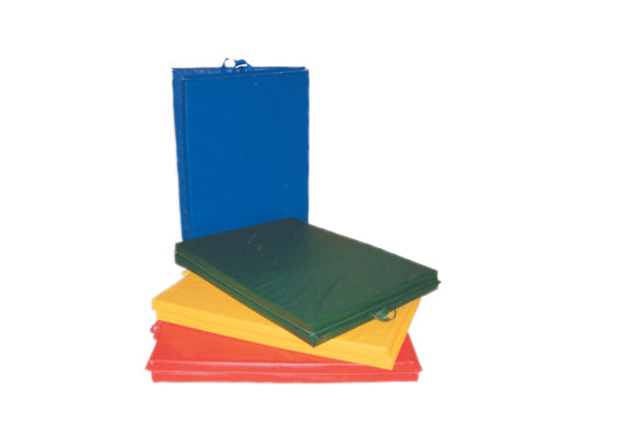 Center-Fold Exercise Mats with Handles - 2" EnviroSafe® Foam with Cover - 4' x 6' - Specify Color