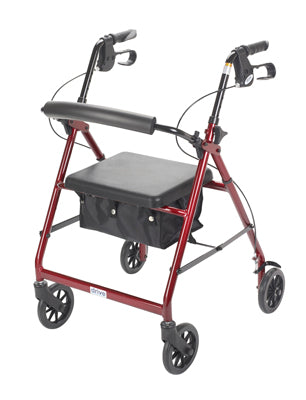 Nitro Euro Style Walker Rollator - Heavy Duty - Black