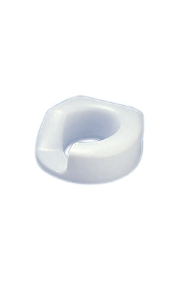 Economy elevated toilet seat - with bolt-down bracket