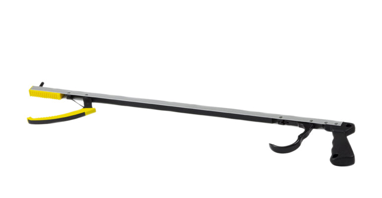 Deluxe reaching aid - pistol grip - open jaw - 26"