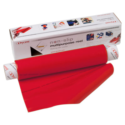 Standard Dycem® Non-Slip Material Rolls - roll - 8"x10 yard - red