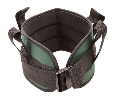 Padded transfer belt - side release buckle - medium - green